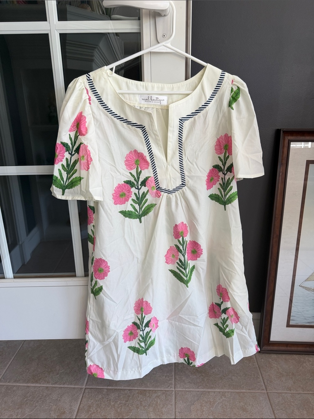 Floral 100% polyester floral dress size small